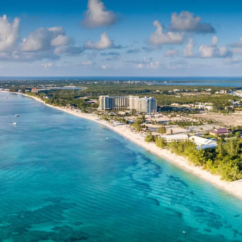 Aerial view of cayman