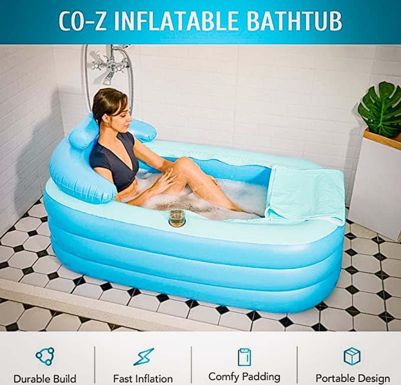 An inflatable cold immersion tub like no other.