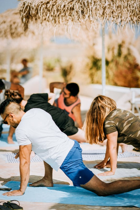 After a weeklong retreat, you'll want to implement some new habits like yoga!