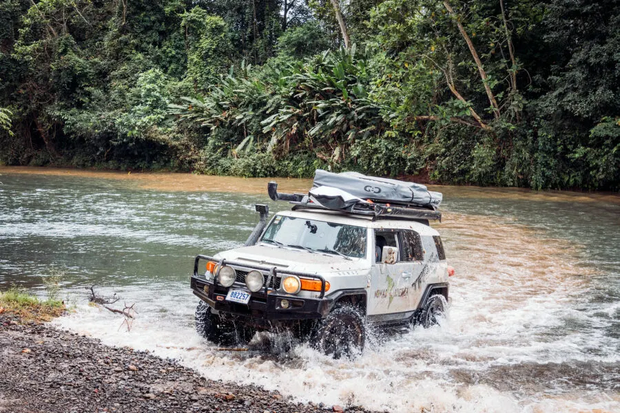 Crossing a River in Costa Rica